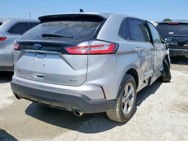 2FMPK3G96KBB14287 - 2019 FORD EDGE SE SILVER photo 4