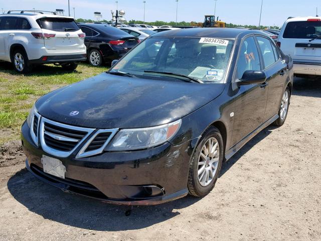 YS3FA4CY0A1618584 - 2010 SAAB 9-3 2.0T BLACK photo 2