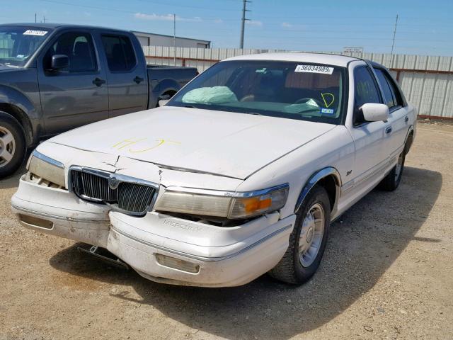 2MELM75W7VX624943 - 1997 MERCURY GRAND MARQ WHITE photo 2