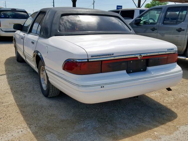 2MELM75W7VX624943 - 1997 MERCURY GRAND MARQ WHITE photo 3