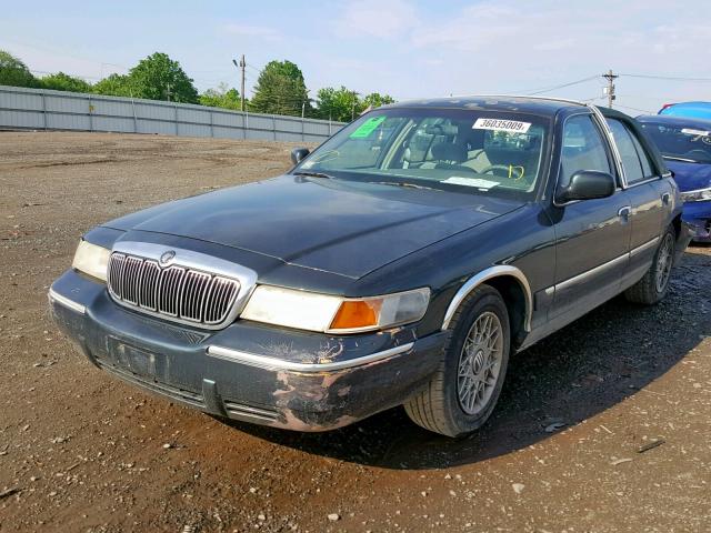 2MEFM74W4XX615179 - 1999 MERCURY GRAND MARQ GREEN photo 2