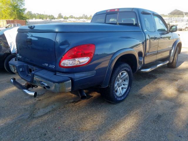 5TBBT44105S464638 - 2005 TOYOTA TUNDRA ACCESS CAB SR5  photo 4