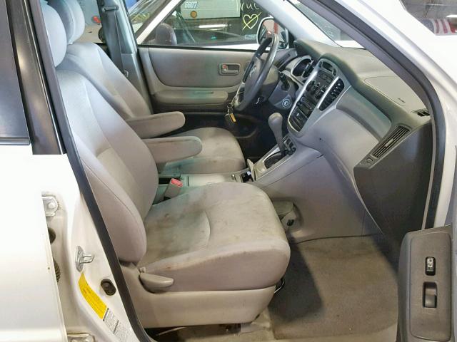 JTEEP21AX70215203 - 2007 TOYOTA HIGHLANDER WHITE photo 5