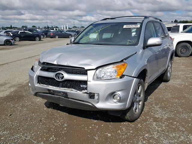 2T3DK4DVXCW091366 - 2012 TOYOTA RAV4 LIMIT SILVER photo 2