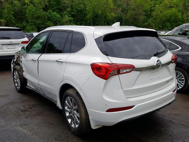 LRBFX2SA6KD014681 - 2019 BUICK ENVISION E WHITE photo 3