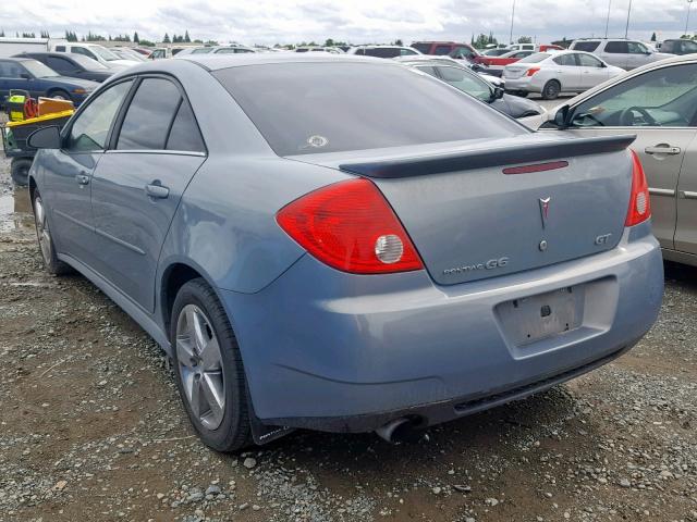 1G2ZK57N094248727 - 2009 PONTIAC G6 GT BLUE photo 3