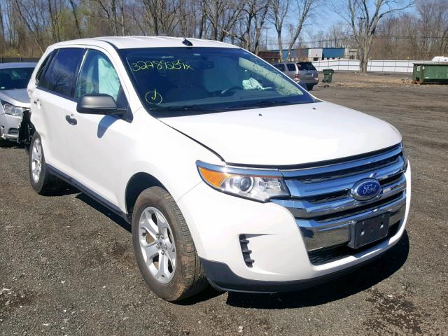 2FMDK4GC2DBA85104 - 2013 FORD EDGE SE WHITE photo 1