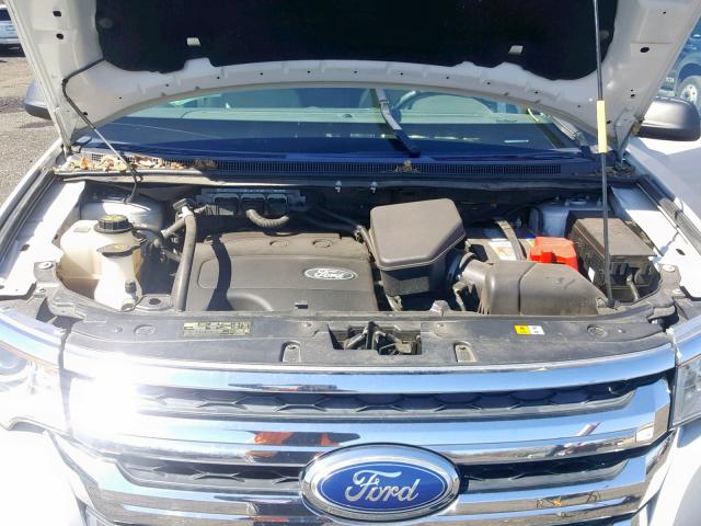 2FMDK4GC2DBA85104 - 2013 FORD EDGE SE WHITE photo 7