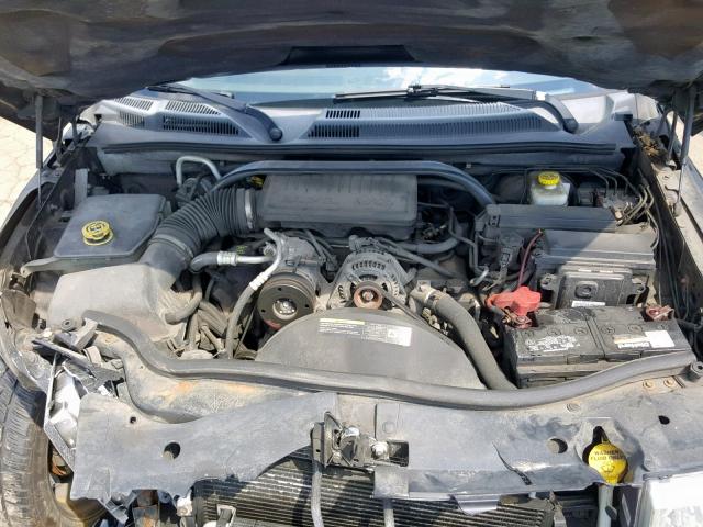 1J8HG48K76C203916 - 2006 JEEP COMMANDER BLACK photo 7