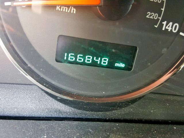 1J8HG48K76C203916 - 2006 JEEP COMMANDER BLACK photo 8