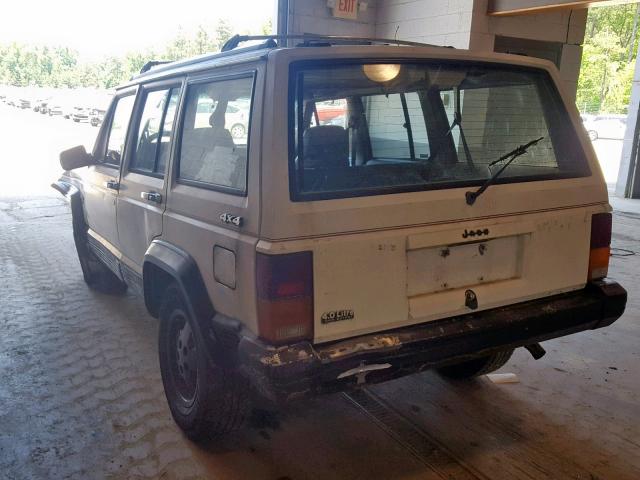 1J4FJ58S8ML578890 - 1991 JEEP CHEROKEE L WHITE photo 3