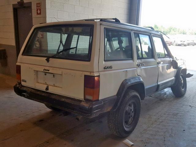 1J4FJ58S8ML578890 - 1991 JEEP CHEROKEE L WHITE photo 4