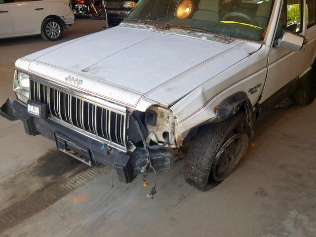 1J4FJ58S8ML578890 - 1991 JEEP CHEROKEE L WHITE photo 9