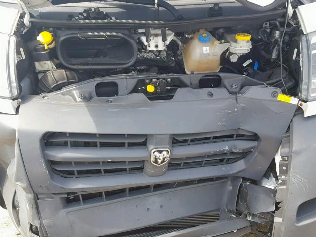 3C6TRVNG7GE111126 - 2016 RAM PROMASTER WHITE photo 7