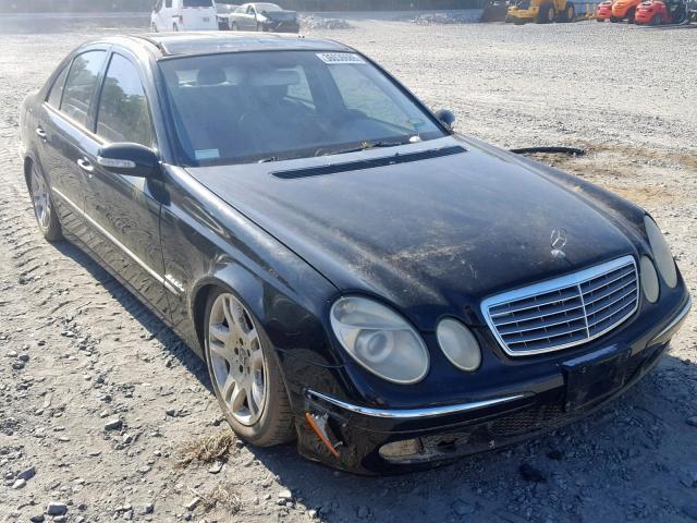 WDBUF70J83A083692 - 2003 MERCEDES-BENZ E 500 BLACK photo 1