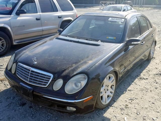 WDBUF70J83A083692 - 2003 MERCEDES-BENZ E 500 BLACK photo 2