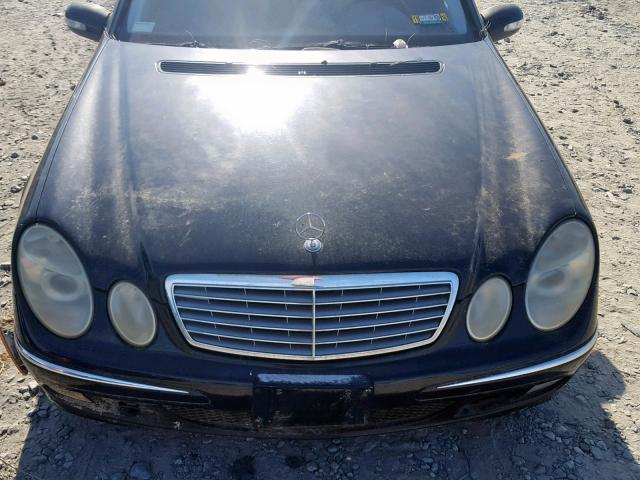 WDBUF70J83A083692 - 2003 MERCEDES-BENZ E 500 BLACK photo 7