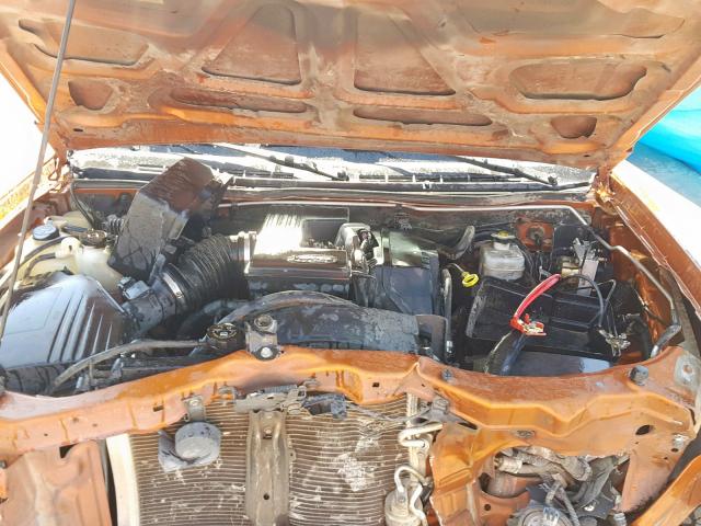 1GCDS136558150731 - 2005 CHEVROLET COLORADO ORANGE photo 7