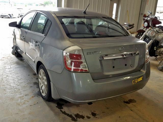 3N1AB6AP1AL658107 - 2010 NISSAN SENTRA 2.0 SILVER photo 3