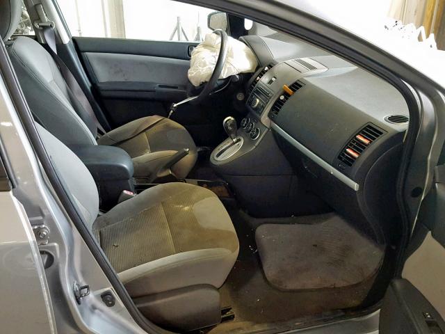 3N1AB6AP1AL658107 - 2010 NISSAN SENTRA 2.0 SILVER photo 5