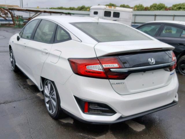 JHMZC5F12JC008689 - 2018 HONDA CLARITY WHITE photo 3