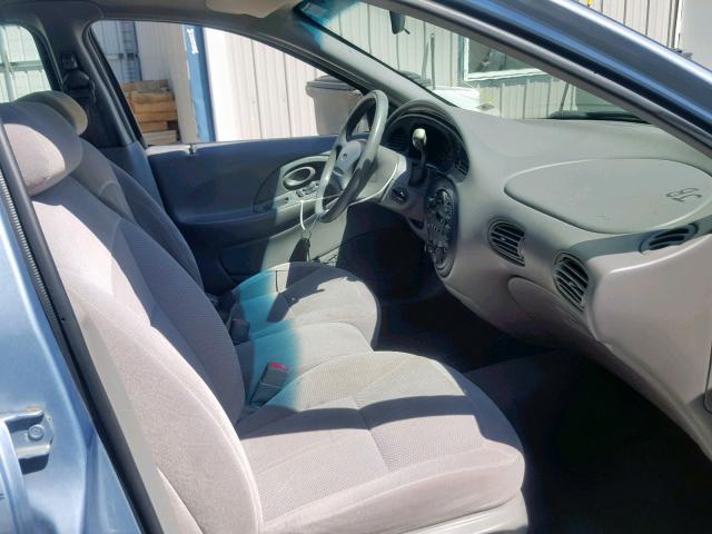 1FALP52U6VG200407 - 1997 FORD TAURUS GL BLUE photo 5