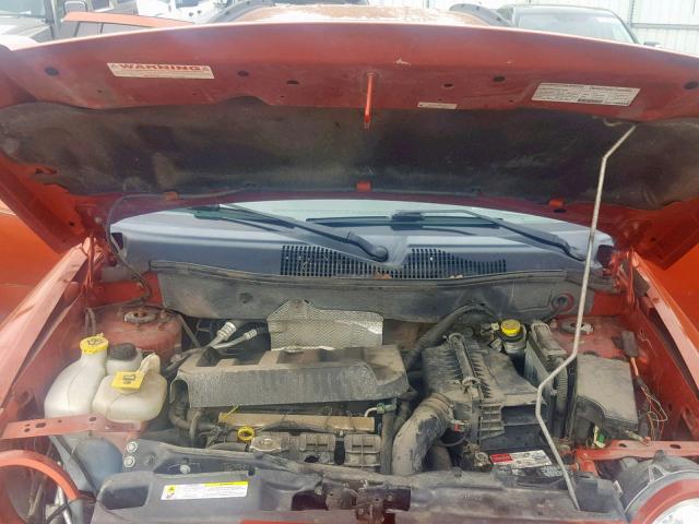 1J8FF47W78D616561 - 2008 JEEP COMPASS SP ნარინჯისფერი ფოტო 7