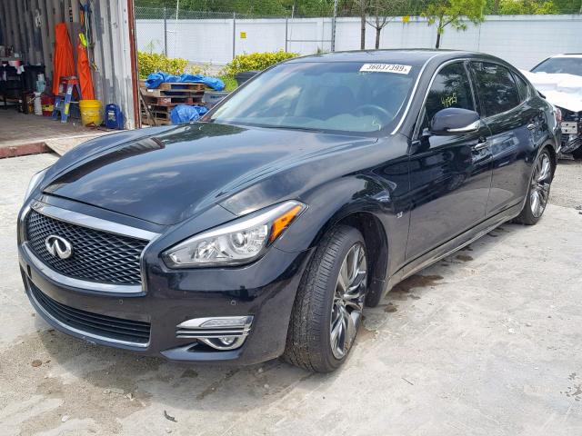 JN1BY1PP9HM170875 - 2017 INFINITI Q70L 3.7 BLACK photo 2