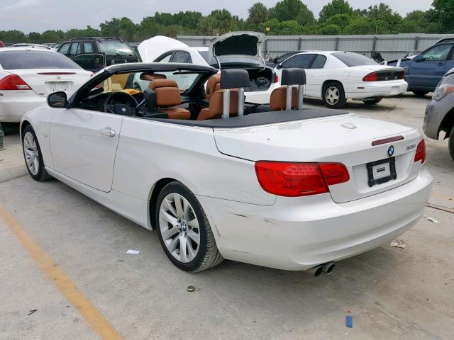 WBADW7C54BE543869 - 2011 BMW 328 I SULE WHITE photo 3