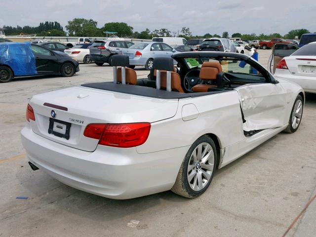 WBADW7C54BE543869 - 2011 BMW 328 I SULE WHITE photo 4