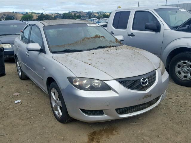 JM1BK12F841178989 - 2004 MAZDA 3 I SILVER photo 1