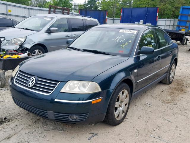 WVWRH63B81E123744 - 2001 VOLKSWAGEN PASSAT GLX 绿色 照片 2