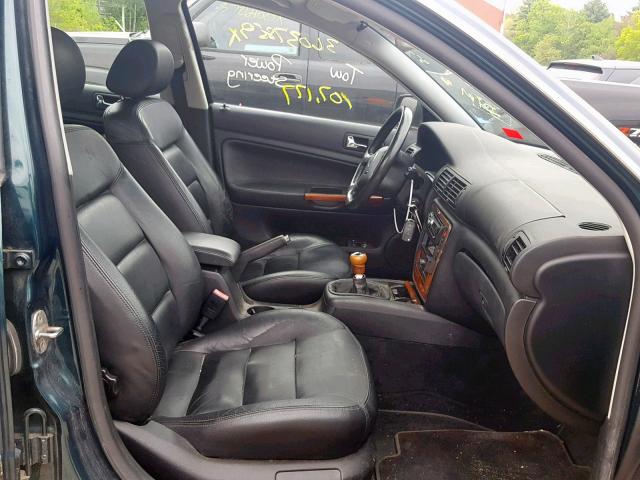 WVWRH63B81E123744 - 2001 VOLKSWAGEN PASSAT GLX 绿色 照片 5