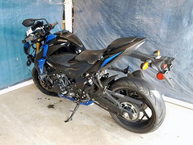 JS1C533B2J2100310 - 2018 SUZUKI GSX-S750 BLACK photo 3