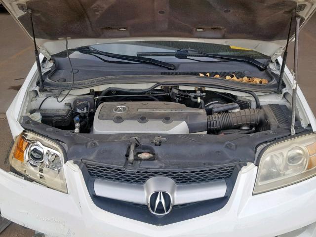 2HNYD18626H515523 - 2006 ACURA MDX TOURIN WHITE photo 7