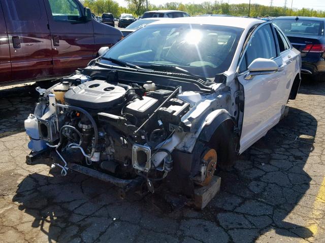 3LN6L5F95HR649983 - 2017 LINCOLN MKZ RESERV WHITE photo 2