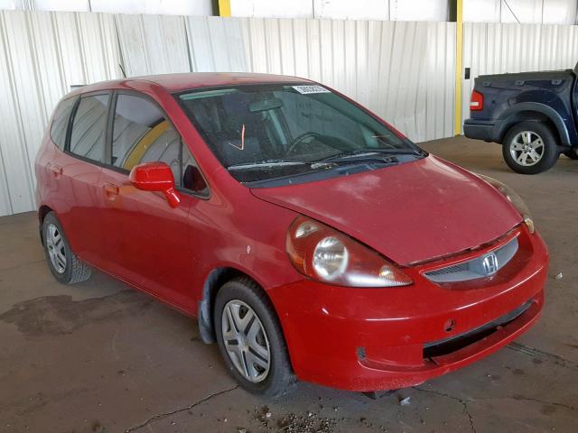 JHMGD37448S030128 - 2008 HONDA FIT RED photo 1