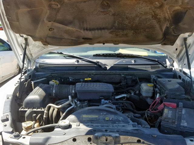 1D7HE48NX6S612317 - 2006 DODGE DAKOTA QUA WHITE photo 7