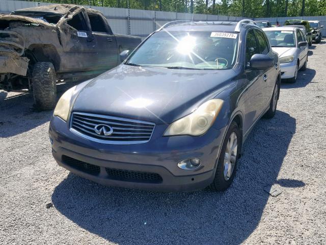 JNKAJ09E68M304503 - 2008 INFINITI EX35 BASE BLUE photo 2