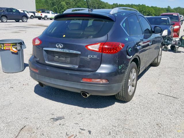JNKAJ09E68M304503 - 2008 INFINITI EX35 BASE BLUE photo 4