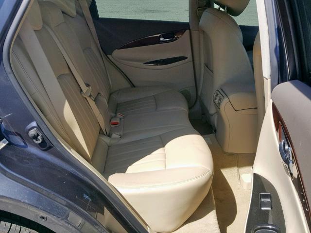 JNKAJ09E68M304503 - 2008 INFINITI EX35 BASE BLUE photo 6