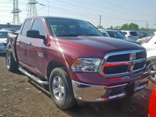 1C6RR7GG8HS792253 - 2017 RAM 1500 SLT MAROON photo 1