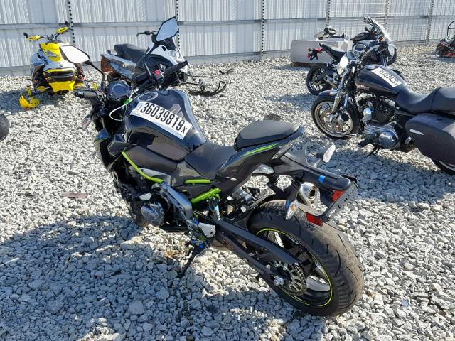 JKAZR2A11HDA16161 - 2017 KAWASAKI ZR900 BLACK photo 3