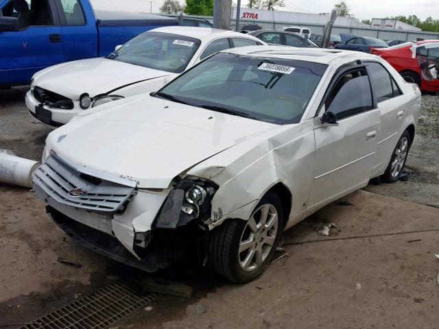 1G6DP577X70165497 - 2007 CADILLAC CTS HI FEA WHITE photo 2