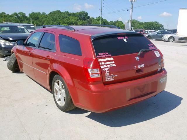 2D4FV48V25H661523 - 2005 DODGE MAGNUM SXT RED photo 3