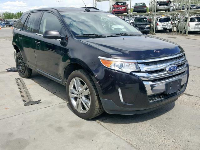 2FMDK4KC7DBC26711 - 2013 FORD EDGE LIMIT BLACK photo 1