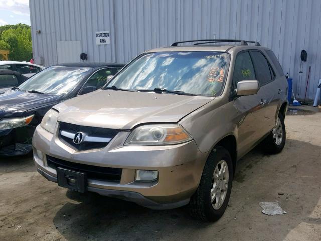 2HNYD18696H529144 - 2006 ACURA MDX TOURIN TAN photo 2