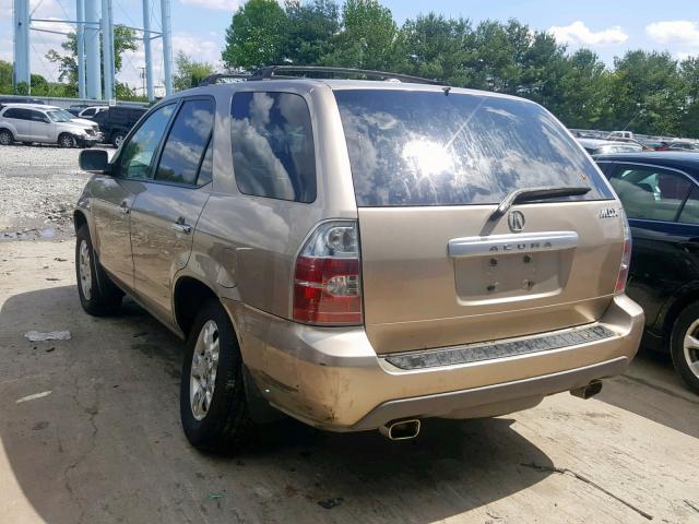 2HNYD18696H529144 - 2006 ACURA MDX TOURIN TAN photo 3