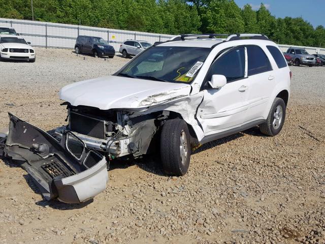 2CKDL33F086309277 - 2008 PONTIAC TORRENT WHITE photo 2