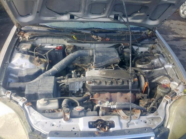 JHMEJ662XVS030860 - 1997 HONDA CIVIC DX SILVER photo 7